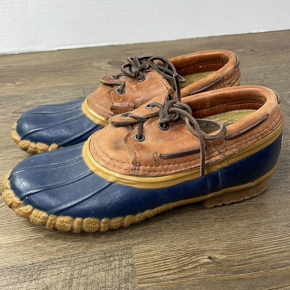 LaCrosse Brown Rubber Duck Low Boot, Women 8.5, Men 7~Fiberglass Shank - Picture 4 of 8